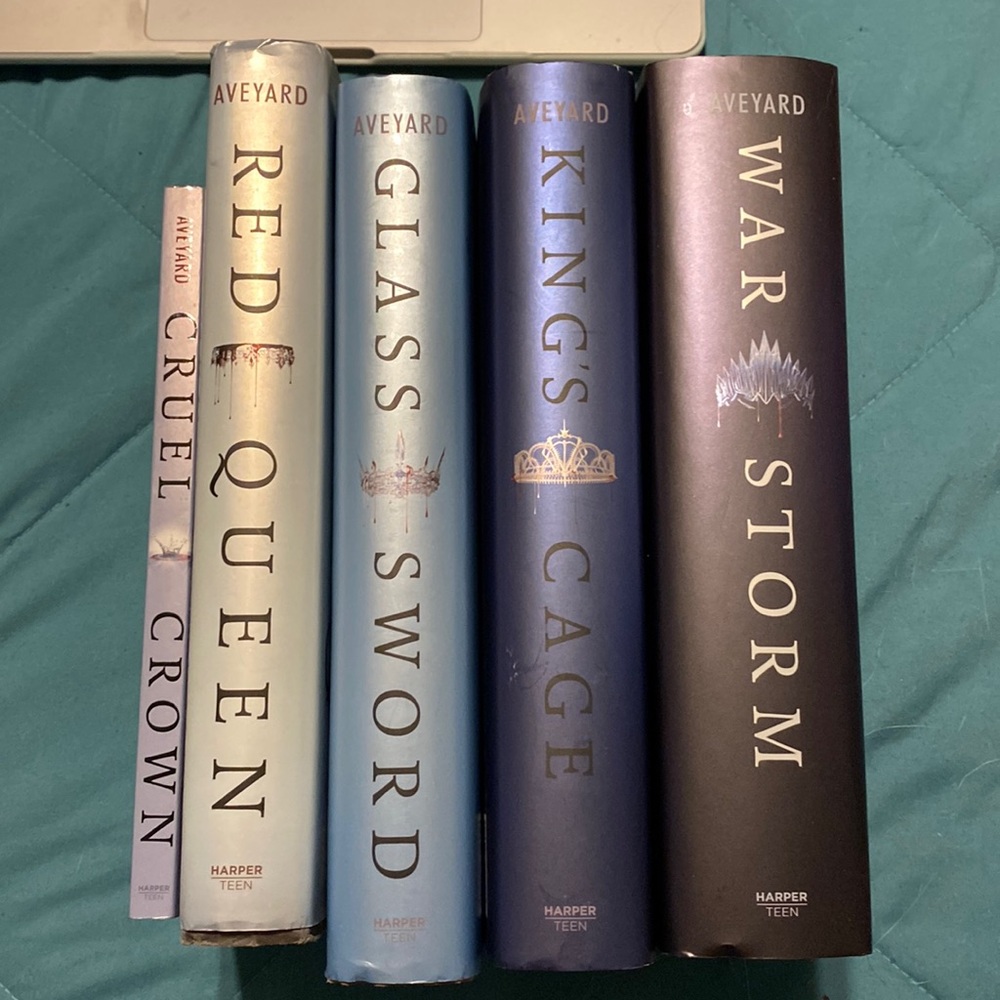 The Red Queen Collection Series Books 1 - 4 and cruel Crown by Victoria Aveyard